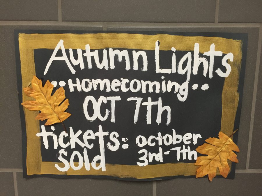 Student Council prepares for an Autumn Lights Homecoming