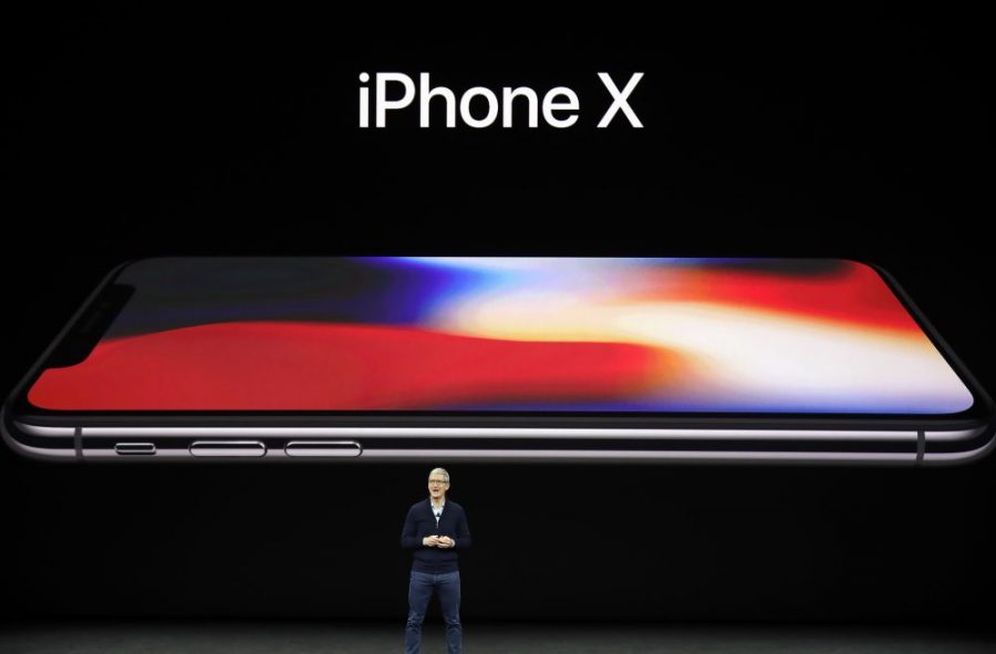 Apple+CEO+Tim+Cook+announces+the+new+iPhone+X+at+the+Steve+Jobs+Theater+on+the+new+Apple+campus+on+Tuesday+in+Cupertino%2C+Calif.+%28Marco+Jose+Sanchez%2FAP%29