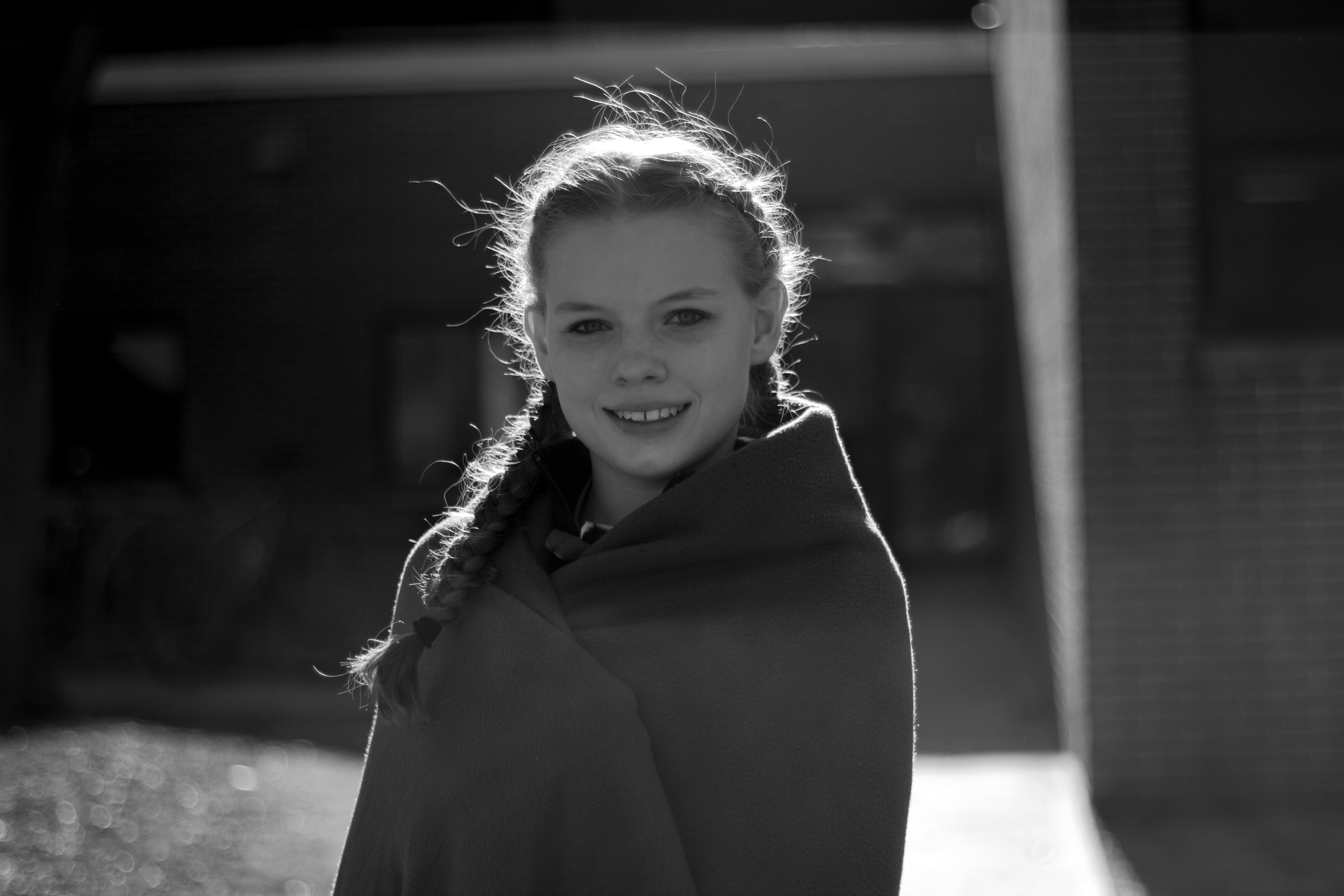 The warmth of a blanket: Alyssa Johnson provides comfort for cancer patients by making them tie blankets