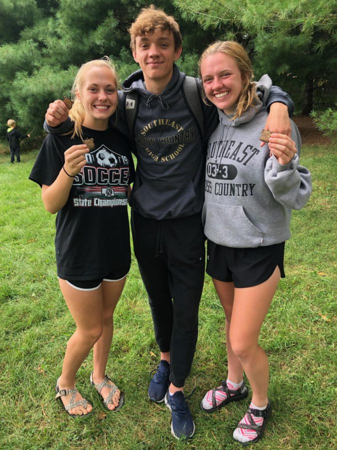 LSE runners take home three medals at first meet of the season