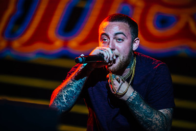 Mac Miller performs at  Dour Festival on July 18, 2014. 