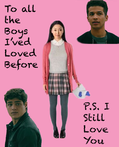 To All the Boys: P.S. I Still Love You starring Lana Condor as Lara Jean Covey, Noah Centineo as Peter Kavinsky, and Jordan Fisher as John Ambrose