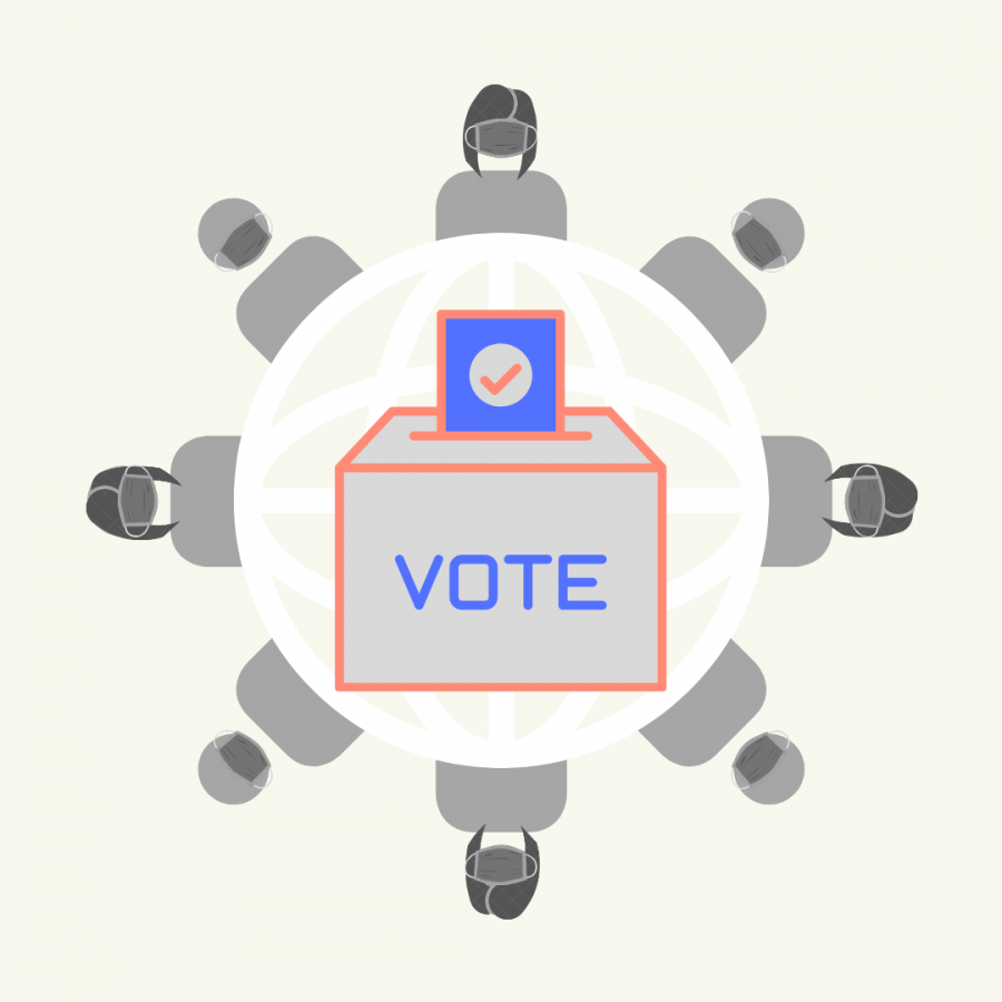 Graphic depicting voter turnout for the 2020 election.