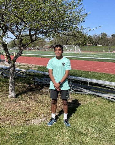 Rafael Lima Martinez stand next to the LSE Track