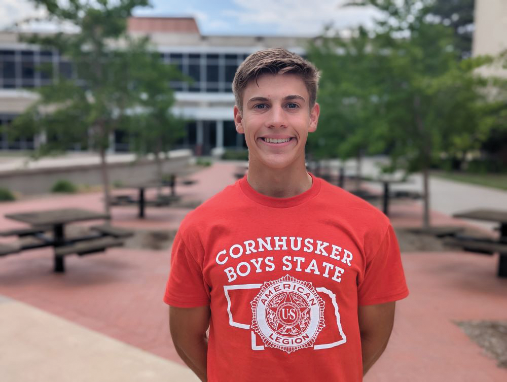 Senior Porter Nelson attended Cornhusker Boys State prior to attending Boys Nation in Washington D.C. Only two representatives from each state are elected to attend Boys Nation. 
Photo Credit: Porter Nelson