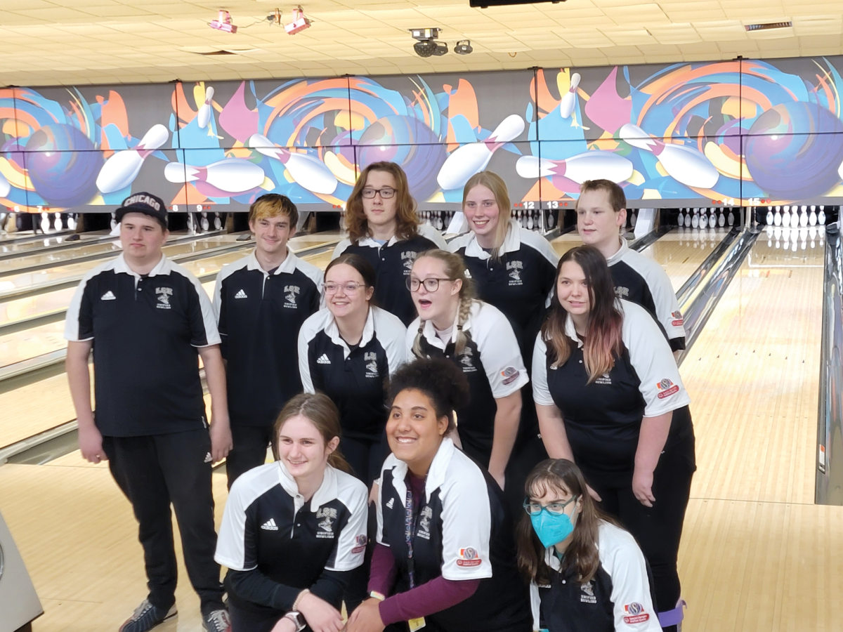 Unified Bowlers pose for a photo at Parkway Lanes during the 2022 bowling season.