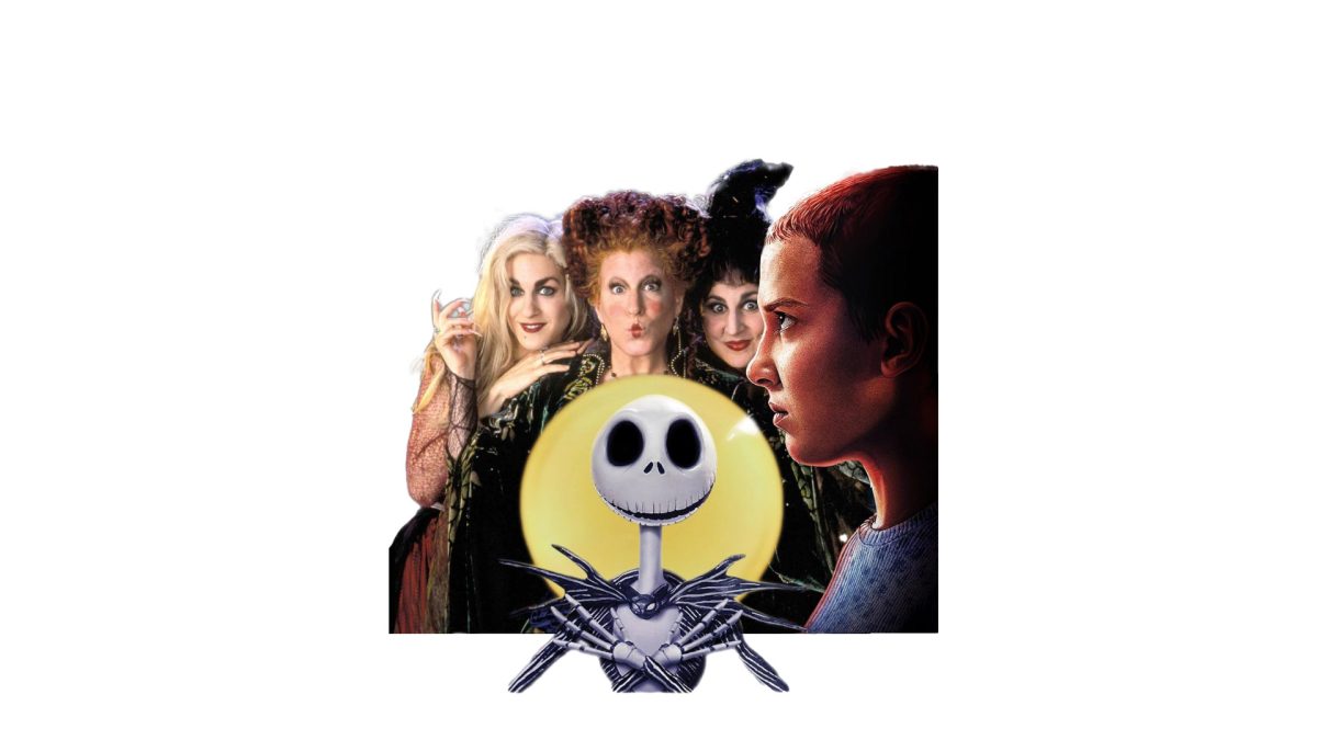 Hocus Pocus, The Nightmare Before Christmas, and Stranger Things 
