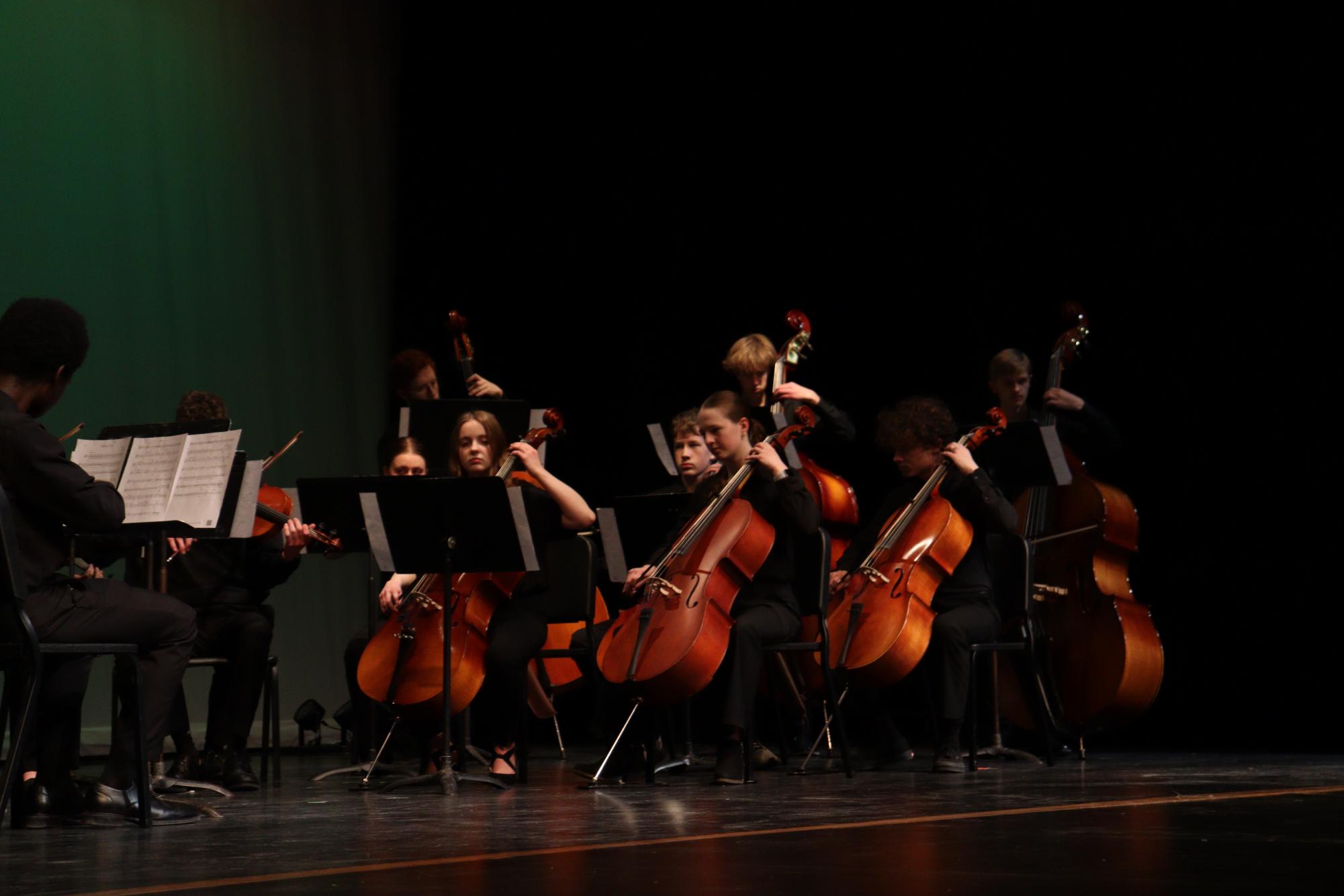 Chamber Orchestra performers “Erlkönig”, a piece telling the story of a boy who encounters the Elf King in the forest. 
